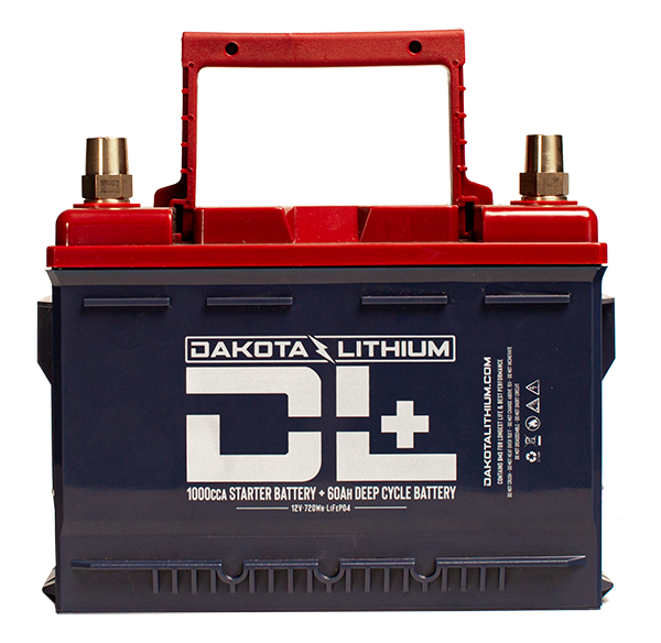 Dakota Lithium 12V 60AH Deep Cycle Lithium Battery with Starting Power 1000 CCA