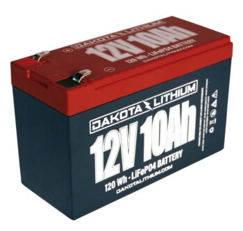 12V 10AH Dakota Lithium Battery for Ice Fishing