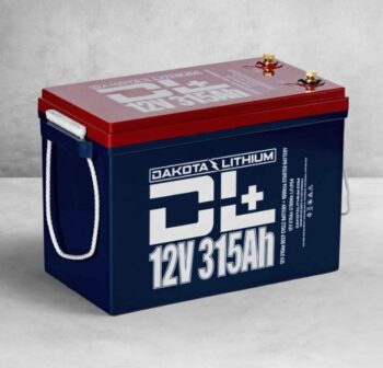 Dakota Lithium DL+ 12V 315AH Deep Cycle Battery with 1000 CCA Starting Power and Self Heating