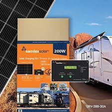 Samlex 200 Watt Solar Panel with 30A Solar Charge Controller