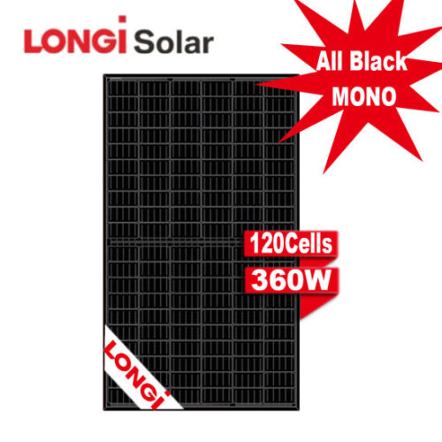 Longi 360 Watt Black Solar Panel