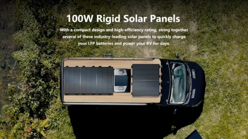 100 Watt Fixed Solar Panels for RV and Van