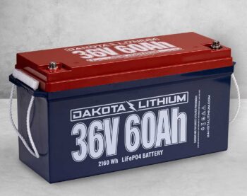 Dakota Lithium 36V 60AH Deep Cycle Battery for 36V Trolling Motors