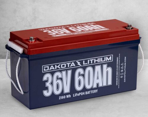 Dakota Lithium 36V 60AH Deep Cycle Battery for 36V Trolling Motors