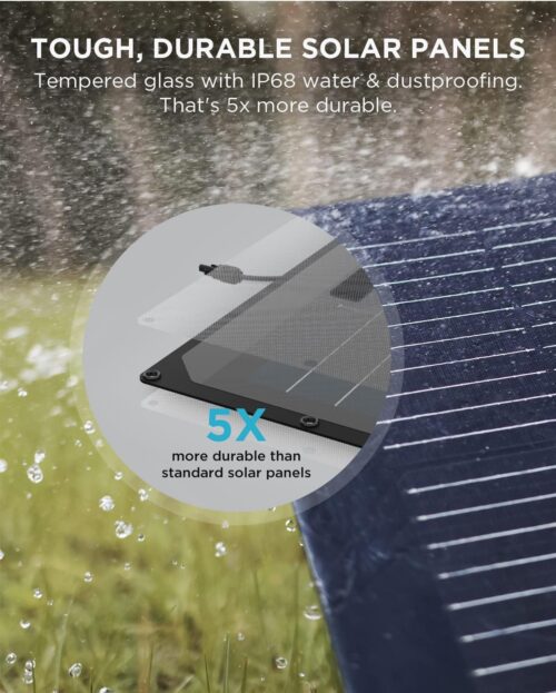 Ecoflow 220 Watt Bifacial Solar Panel Durability