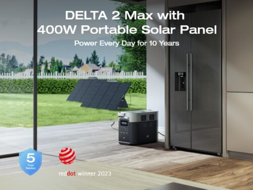 Delta 2 Max with 400 Watt Solar Panel