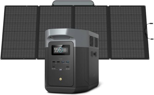Ecoflow Delta 2 Max and 400 Watt Portable Solar Panel