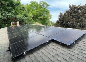 Cottage Solar Panel Installation