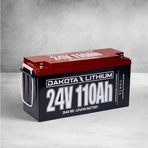 Dakota Lithium 24V 110AH LFP Battery for 24V Trolling Motors and Solar Systems
