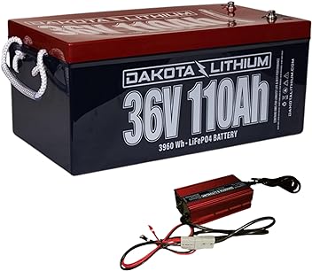 Dakota Lithium 36V 110A h Lithium Battery with 36V 18AH Charger
